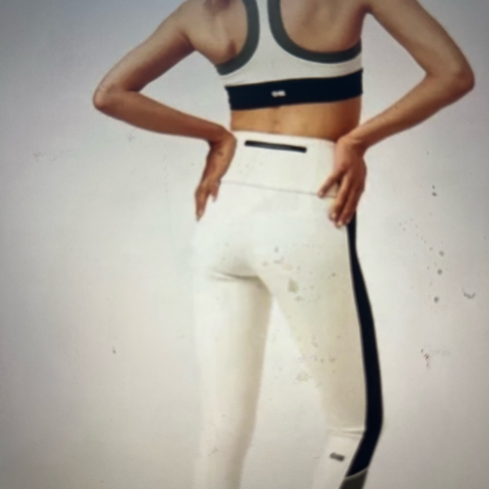 Solid and Striped leggings